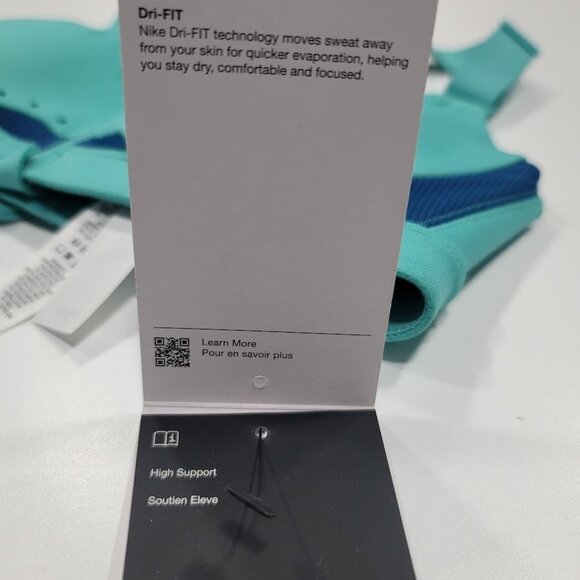 Nike Dri-FIT Alpha Padded Front-Zip High-Support Sports Bra Sz X-Small - Picture 8 of 12